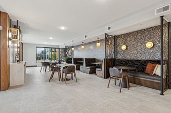 Complimentary coffee bar